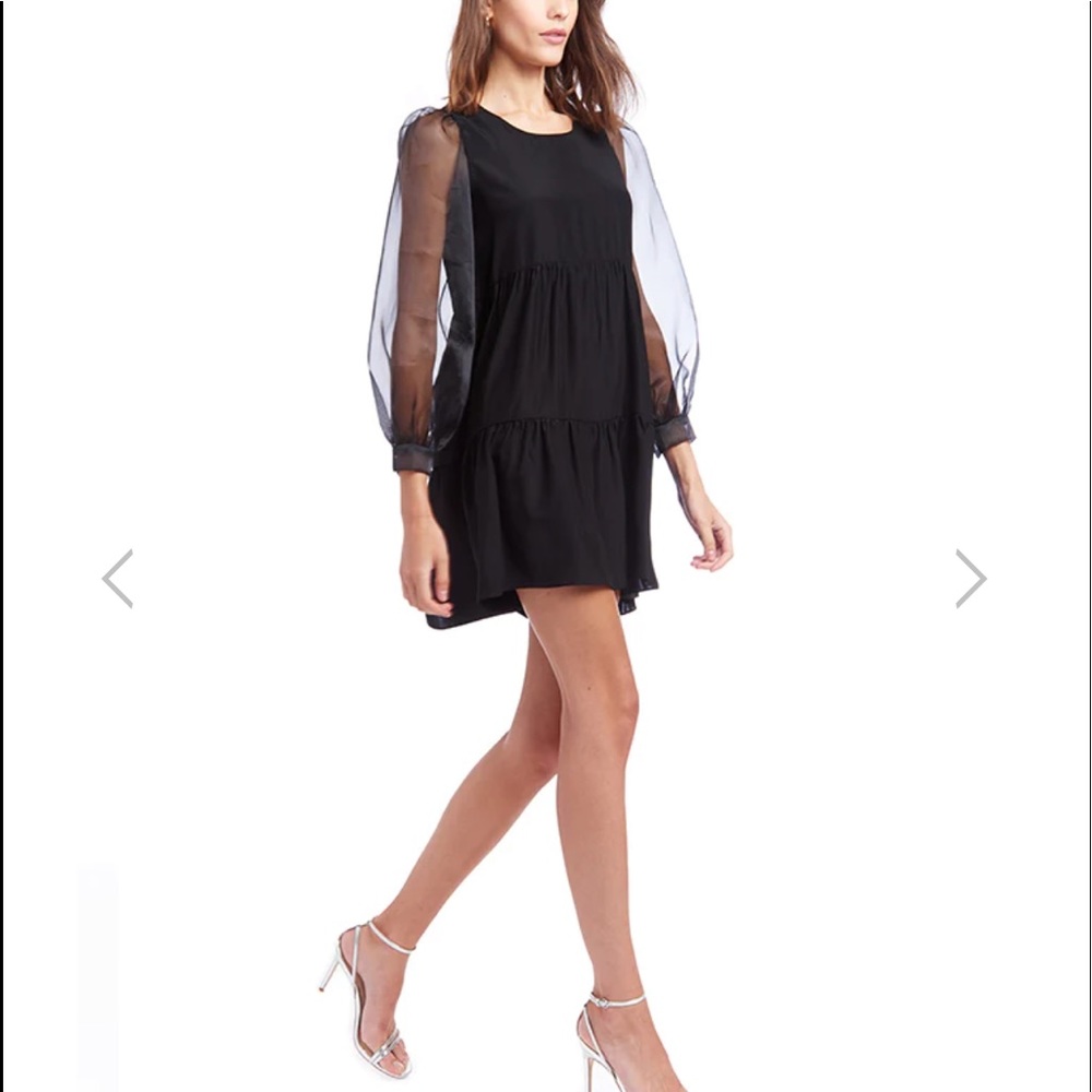 AMANDA UPRICHARD ELAINA DRESS IN BLACK